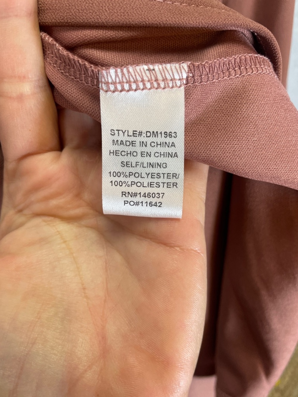 Baltic Born Chiffon Kristina Maxi V Neck Flutter Sleeve Dress in Rosey Brown NWT - Picture 7 of 9